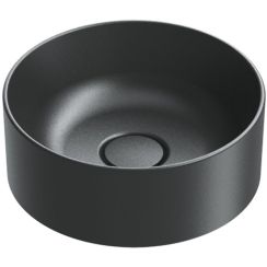 Catalano Zero Waschbecken 32x32 cm rund Aufsatzwaschbecken schwarz matte 0122320022