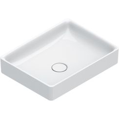 Catalano Green Waschbecken 50x38 cm rechteckig Aufsatzwaschbecken weiß glanz 0422500001