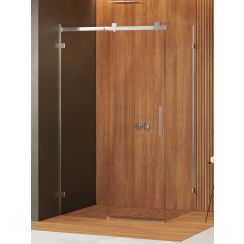 New Trendy Softi X Duschkabine 100x90 cm rechteckig chrom Glanz/durchsichtiges Glas EXK-5273