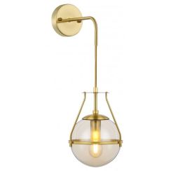 GTV Drop Wandleuchte 1x25 W transparent-gold OS-DRO4-40-DEC