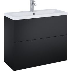 Elita Kido Waschtisch mit Unterschrank 81 cm schwarz RE020801117160