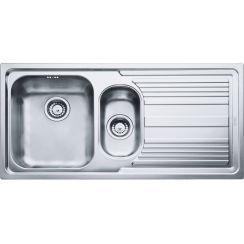 Franke Logica Edelstahlspüle 100x50 cm stahl 101.0086.252