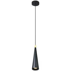 GTV Evi Pendelleuchte 1x40 W schwarz OS-EVI-GU10-10-DEC