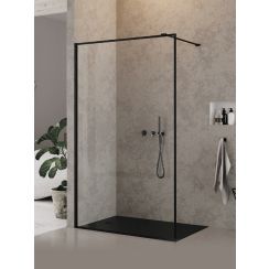 New Trendy New Modus Black Walk-In Duschwand 70 cm schwarz Matte/durchsichtiges Glas EXK-5555
