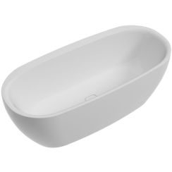 Hoesch iSensi Freistehende Badewanne 170x75 cm oval weiß 3989.010