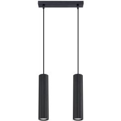 Sollux Lighting Karbon Pendelleuchte 2x10 W schwarz SL.1574
