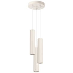 Sollux Lighting Karbon Pendelleuchte 3x10 W beige SL.1595