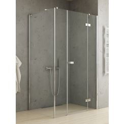 New Trendy Reflexa Duschkabine 150x80 cm rechteckig chrom Glanz/durchsichtiges Glas EXK-5088