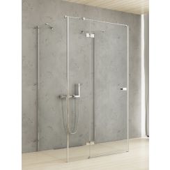 New Trendy Reflexa Duschkabine 120x110 cm rechteckig chrom Glanz/durchsichtiges Glas EXK-5243