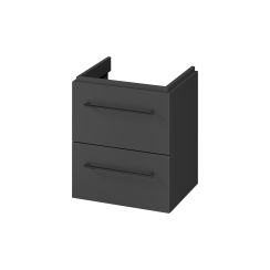 Cersanit Larga Badschrank 49.4x39.4x57.2 cm Unterschrank hängend anthrazit S164-035