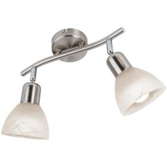 Globo Lighting Daytona Wandleuchte 2x5 W weiß-nikel 818902016X