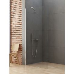 New Trendy New Soleo Walk-In Duschwand 100 cm chrom Glanz/durchsichtiges Glas K-0460