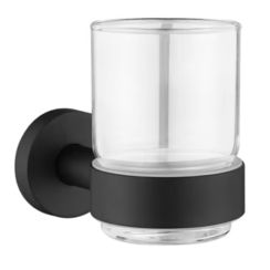 Kronenbach Lima 2.0 Black Zahnputzbecher schwarz-transparent 29.200.055.0005