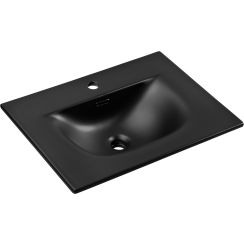 Comad Sky Waschbecken 61x46 cm rechteckig Möbel schwarz matte SKY 1 BLACK MATT 60 DP ( E-8099-60 )
