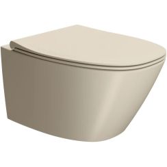 GSI WC-Becken hängend Spülrandlos beige Matte 841508