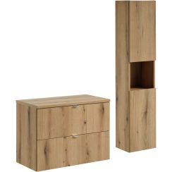 Set Badschrank Comad Nova Oak NOVA OAK A 82-80-2S, Badschrank Comad Nova Oak NOVA OAK A 80-03-2D(W80-01A), NOVA OAK A 89-80