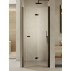 New Trendy New Soleo Gunmetal Brushed Duschtüren 70 cm faltbar graphit gebürstet/durchsichtiges Glas D-0539A