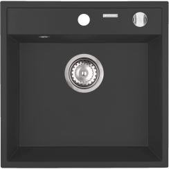 Pyramis Camea Granitspüle 40x40 cm schwarz 070057901