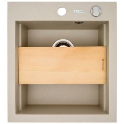 Pyramis Siros Granitspüle 47x51.5 cm beige 070084201