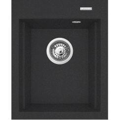 Pyramis Siros Granitspüle 48x39 cm schwarz 070180312