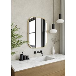 Dubiel Vitrum Luis Gold Spiegel 40x60 cm oval gold 5905241013152