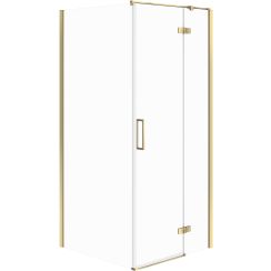 Cersanit City dusche 80x80 cm quadratisch gold Glanz/durchsichtiges Glas S584-079