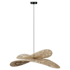 Light Prestige Raya Pendelleuchte 1x15 W rattan LP-2704/1P NT