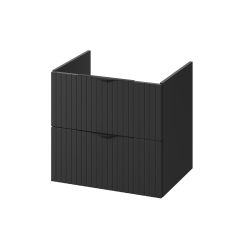 Cersanit Tirso Badschrank 59.4x44.7x57.2 cm Unterschrank hängend schwarz S1017-010