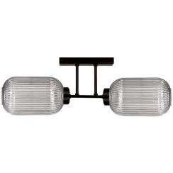 Kaja Silva Deckenlampe 2x15 W schwarz-graphit K-5753