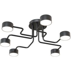 Emibig Kurage Deckenlampe 6x12 W schwarz 1442/6