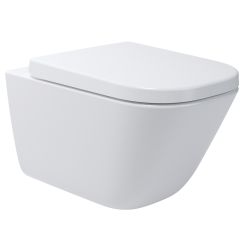 Oltens Hadsel WC-Becken hängend Spülrandlos mit Wirbelspülung weiß Glanz 42043000