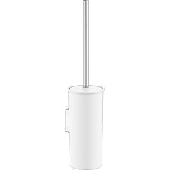 Keuco Collection Moll Toilettenbürstengarnitur zum Schrauben weiß-chrom 12764010100