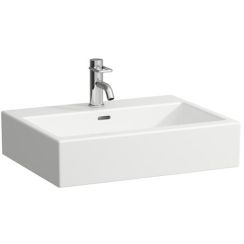 Laufen Living City Waschbecken 60x46 cm rechteckig Klassisch-Aufsatzwaschbecken weiß glanz H8174330001041