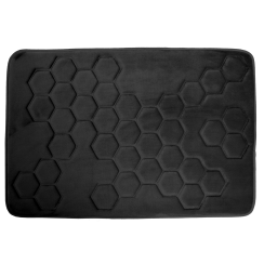 Hyggli Honey Badteppich 90x60 cm rechteckig schwarz 70-088