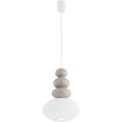 Argon Diego Pendelleuchte 1x5 W opal-beige 8819