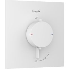 Hansgrohe Ecostat Comfort E Duscharmatur Unterputz mit Thermostat weiß 33710700