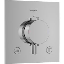 Hansgrohe Ecostat Comfort E Badewannen- und Duscharmatur Unterputz mit Thermostat chrom 33711000