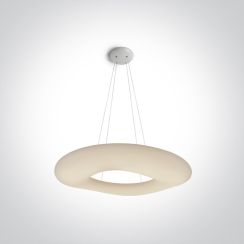 One Light Apidea Pendelleuchte 1x80 W weiß 63110C/W