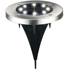 Goldlux Solly Solar-Stehleuchte 1x W silber 330246
