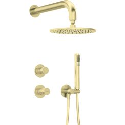 Deante Silia Hexa Duschset Unterputz mit Kopfbrause gold NHS_R9YK