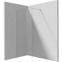 Deante Prizma begehbare duschwand 120 cm chrom Glanz/durchsichtiges Glas KTJ_032P
