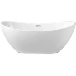 Balneo Parma Freistehende Badewanne 170x72 cm oval weiß J0101010301-1