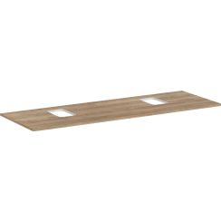 Hansgrohe Xelu Q Waschtischplatte 156x55 cm eiche 54126230