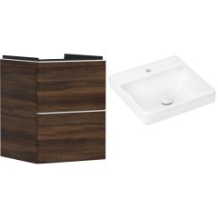 Set Unterschrank Hansgrohe Xelu Q 54022700, Waschbecken Hansgrohe Xelu Q 61012450
