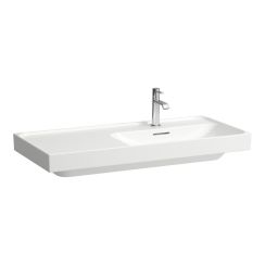 Laufen Meda Waschbecken 100x46 cm rechteckig Möbel weiß glanz H8171174001091