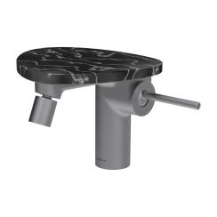 Laufen Ada Bidetarmatur stehend schwarz-weiß HF506710515060