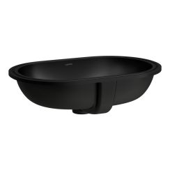Laufen Savoy Waschbecken 51x31 cm oval Unterbauwaschbecken schwarz matte H8189457161091