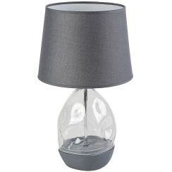 Rabalux Apolonia Tischlampe 1x40 W übersichtlich-aschgrau 74228