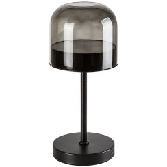 Rabalux Xelira Tischlampe 1x13 W schwarz-verraucht 74037