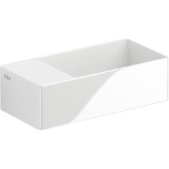Clou New Flush Waschbecken 35x18 cm rechteckig Klassisch-Aufsatzwaschbecken weiß glanz CL/03.03432